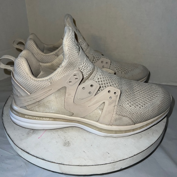 Apl techloom ascend sneaker Cream Ivory High Top Womens Size 9.5 - Picture 7 of 14